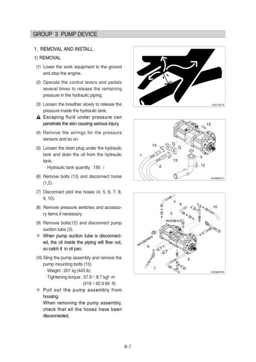 Hyundai HX300HD Crawler Excavator Service Repair Manual - Image 3