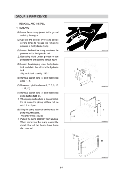 Hyundai HX380L Crawler Excavator Service Repair Manual (Built in India) - Image 4