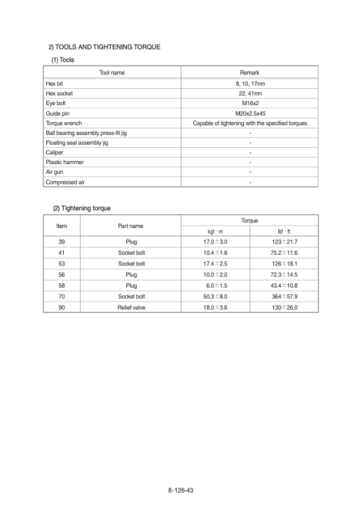 Hyundai HX480A  L, HX520A L Crawler Excavator Service Repair Manual - Image 4