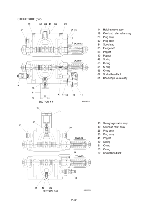 Hyundai HX480A  L, HX520A L Crawler Excavator Service Repair Manual - Image 5