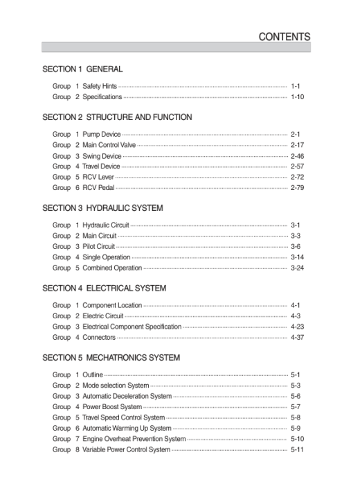 Hyundai HX500A L Crawler Excavator Service Repair Manual