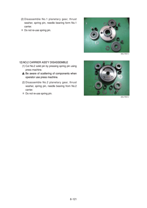 Hyundai HX500LT3, HX520LT3 Crawler Excavator Service Repair Manual - Image 5