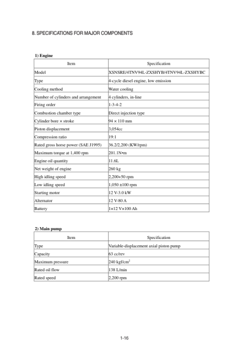 Hyundai HX55S Crawler Excavator Service Repair Manual (Built in China) - Image 5