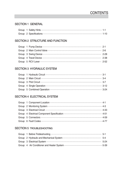 Hyundai HX60A Crawler Excavator Service Repair Manual