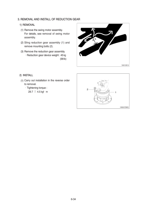 Hyundai HX60S Crawler Excavator Service Repair Manual (Built in China) - Image 4