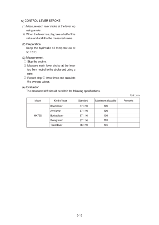 Hyundai HX75S Crawler Excavator Service Repair Manual (Built in China) - Image 3