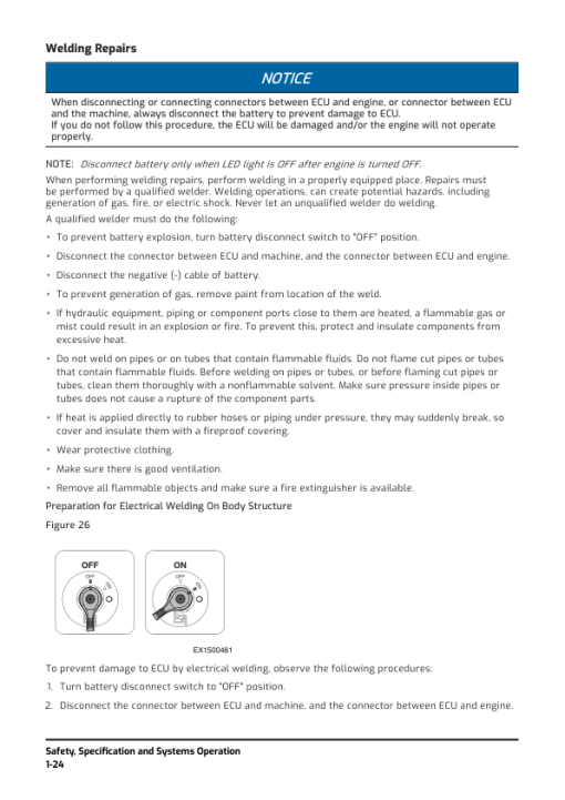 Hyundai HX800L Crawler Excavator Service Repair Manual - Image 4