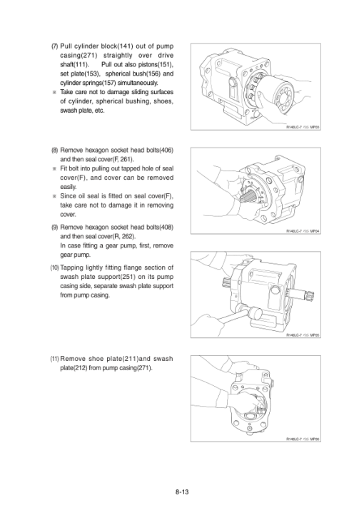 Hyundai R110-7A Crawler Excavator Service Repair Manual - Image 4