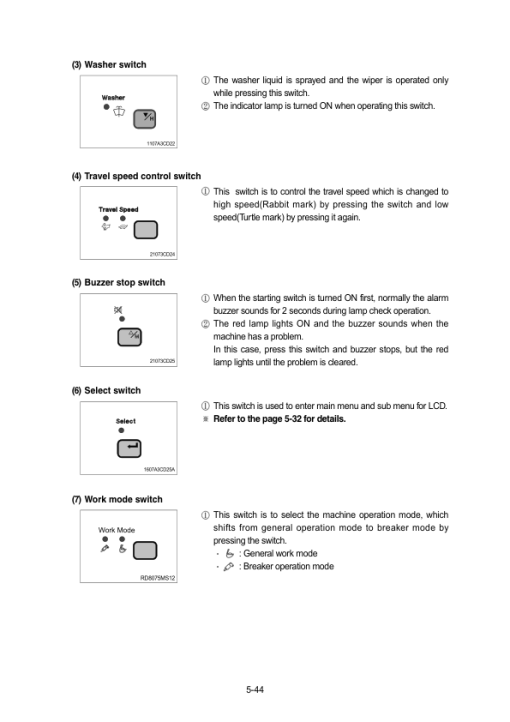 Hyundai R110 (Smart) Crawler Excavator Service Repair Manual (Built in India) - Image 3