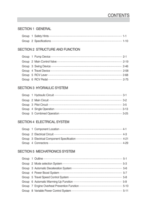 Hyundai R140LC-9 Crawler Excavator Service Repair Manual