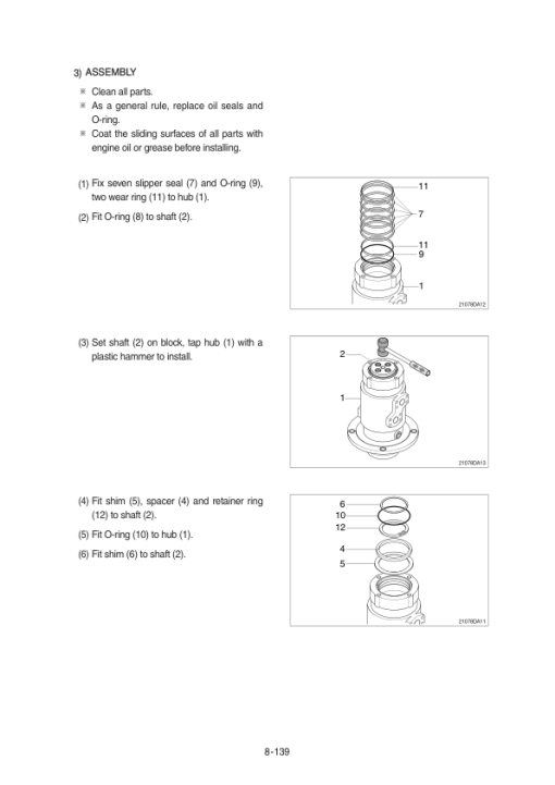 Hyundai R145CR-9A Crawler Excavator Service Repair Manual - Image 5