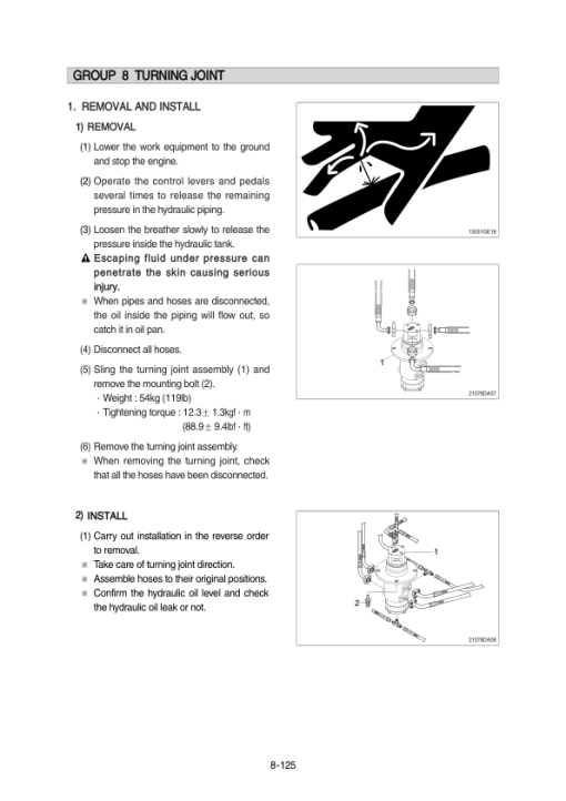 Hyundai R160LC-7A Crawler Excavator Service Repair Manual - Image 4