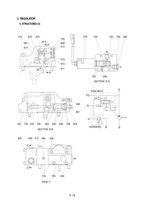 Hyundai R200W-3 Wheel Excavator Service Repair Manual - Image 3