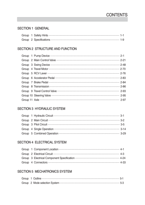 Hyundai R210W-9AMH Wheel Excavator Service Repair Manual