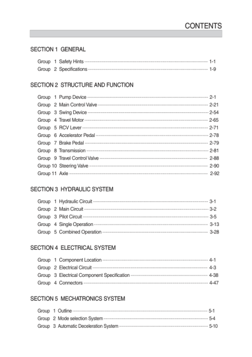 Hyundai R210W-9S Wheel Excavator Service Repair Manual