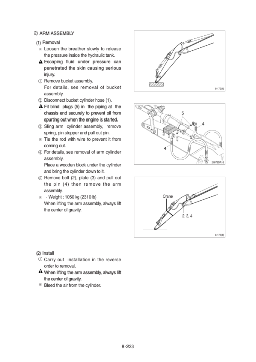 Hyundai R220LC-9A Crawler Excavator Service Repair Manual - Image 5