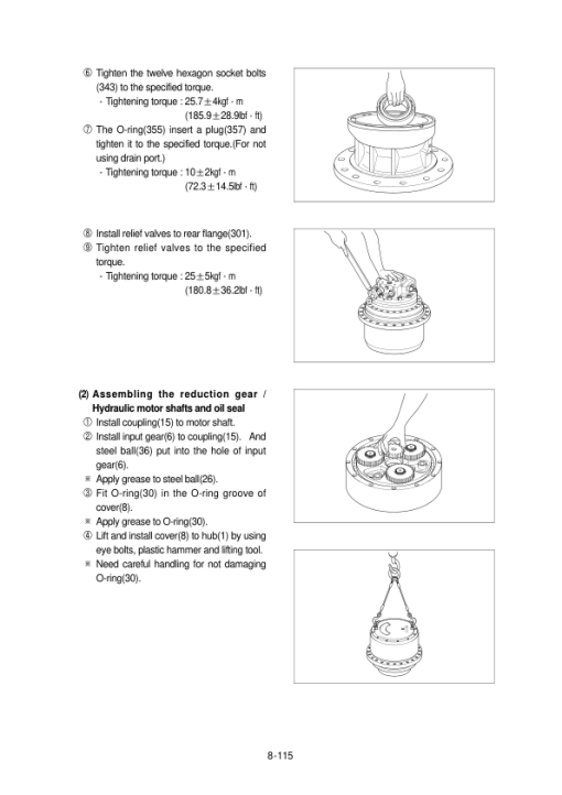 Hyundai R250LC-3 Crawler Excavator Service Repair Manual - Image 5