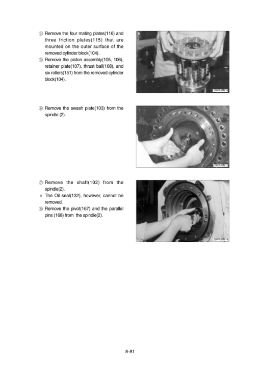 Hyundai R250LC-7A Crawler Excavator Service Repair Manual - Image 3