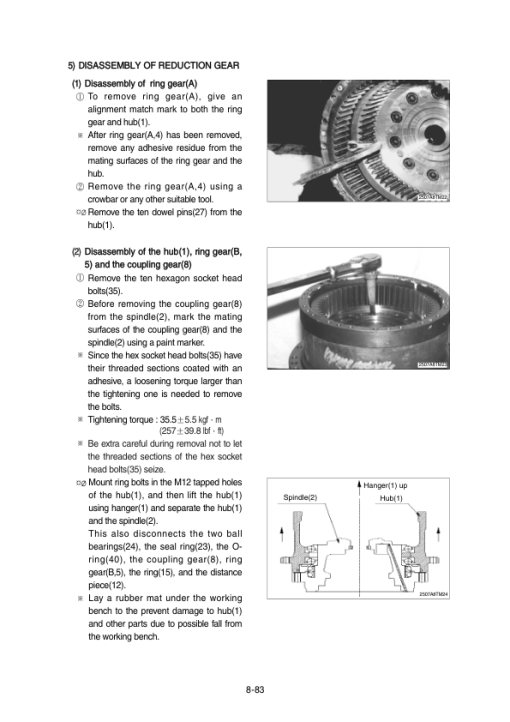 Hyundai R250LC-7A Crawler Excavator Service Repair Manual - Image 4