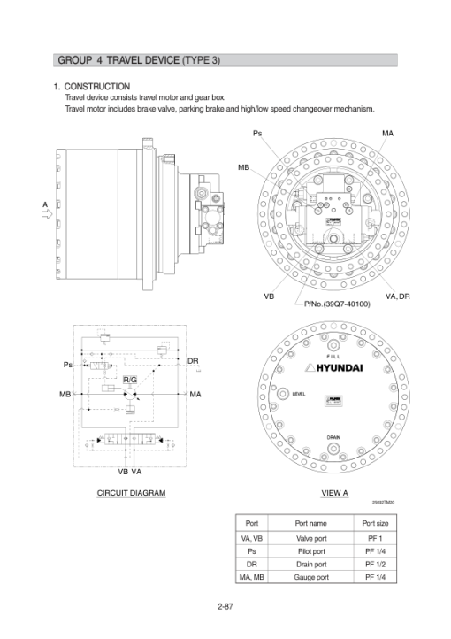 Hyundai R260LC-9A Crawler Excavator Service Repair Manual - Image 2