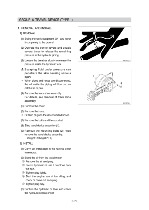 Hyundai R290LC-9MH Crawler Excavator Service Repair Manual