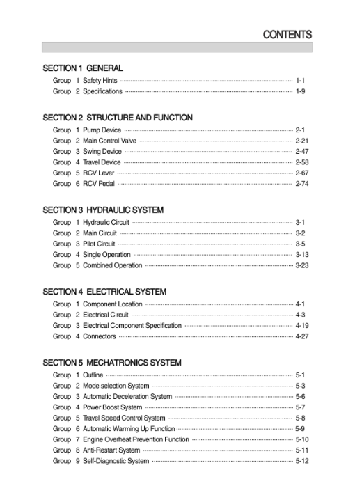 Hyundai R340L (Smart+) Crawler Excavator Service Repair Manual (Built in India)