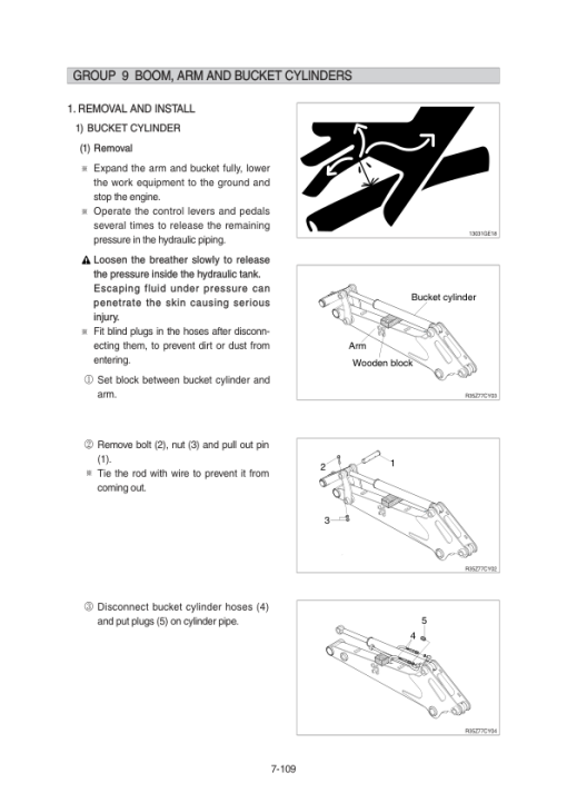 Hyundai R35Z-9 Crawler Excavator Service Repair Manual - Image 5