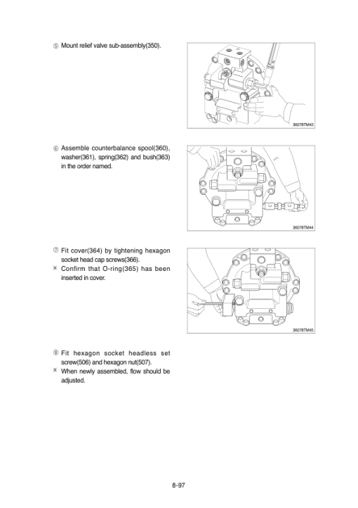 Hyundai R360LC-7 Crawler Excavator Service Repair Manual - Image 3