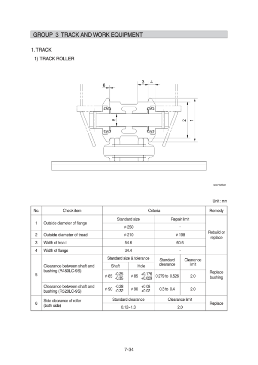 Hyundai R480LC-9S, R520LC-9S Crawler Excavator Service Repair Manual - Image 3