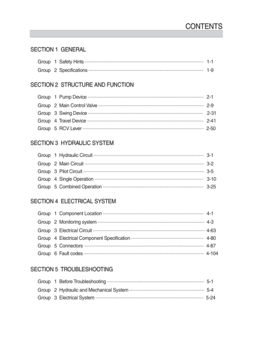 Hyundai R55-9A Crawler Excavator Service Repair Manual