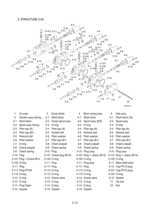 Hyundai R55W-9A Wheel Excavator Service Repair Manual - Image 2