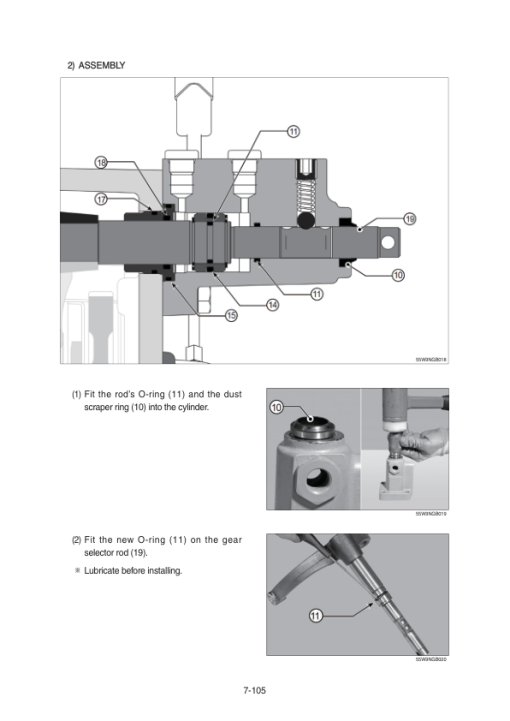 Hyundai R55W-9A Wheel Excavator Service Repair Manual - Image 3