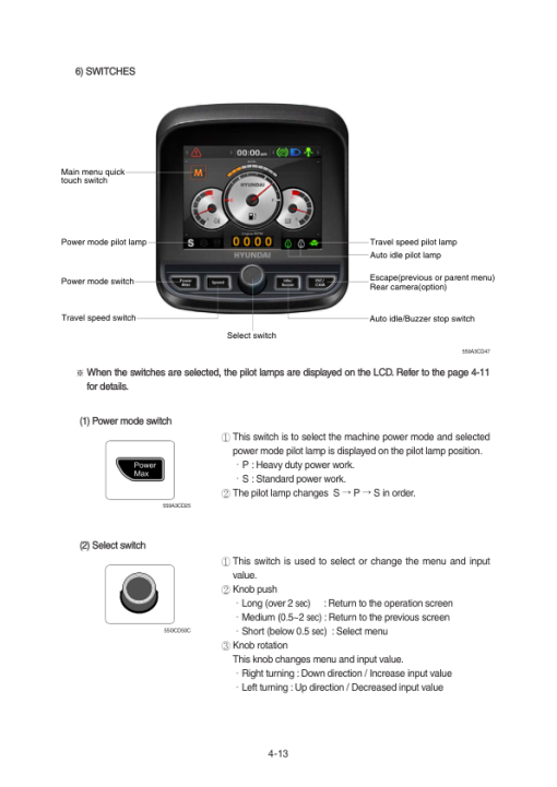 Hyundai R60CR-9A Crawler Excavator Service Repair Manual - Image 3