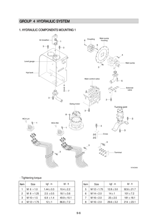 Hyundai R80-7 Crawler Excavator Service Repair Manual - Image 4