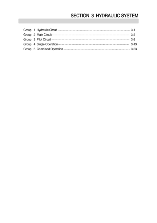 Hyundai R800LC-7A Crawler Excavator Service Repair Manual - Image 3