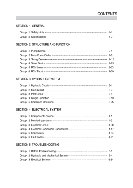 Hyundai R80CR-9A Crawler Excavator Service Repair Manual