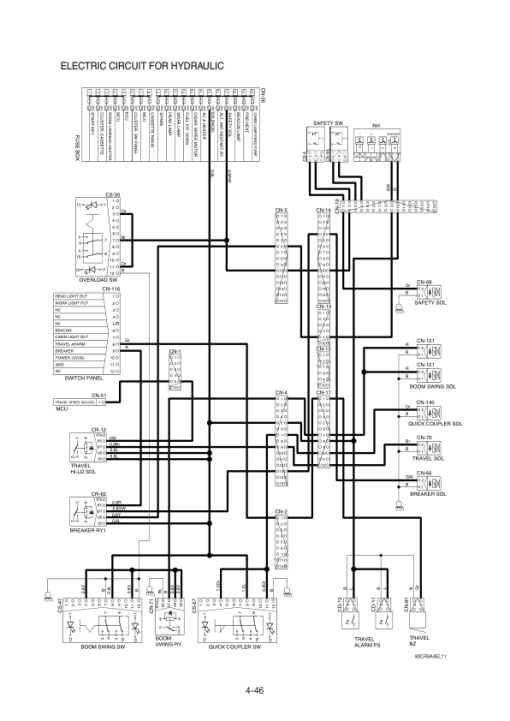 Hyundai R80CR-9A Crawler Excavator Service Repair Manual - Image 4