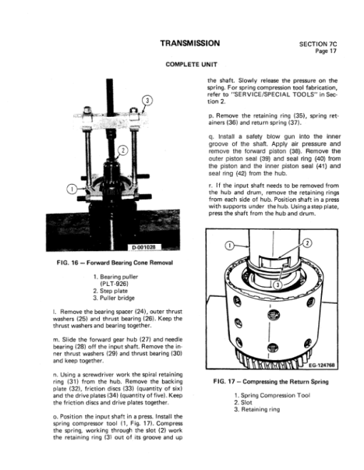 Komatsu Dresser TD7G, TD8G, 100G, 125G Dozer Service Repair Manual - Image 3