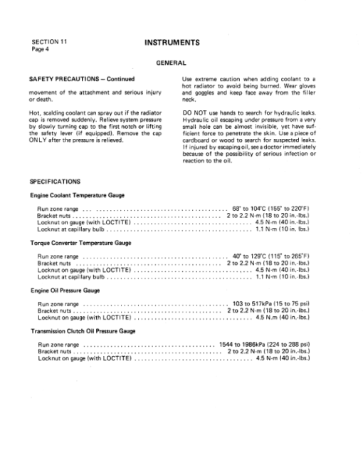 Komatsu Dresser TD7G, TD8G, 100G, 125G Dozer Service Repair Manual - Image 4