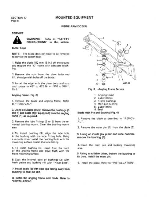 Komatsu Dresser TD7G, TD8G, 100G, 125G Dozer Service Repair Manual - Image 5