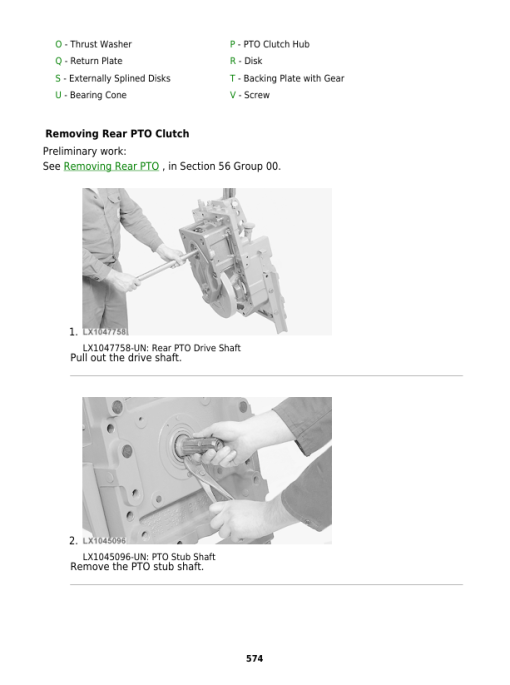 John Deere 1654, 1854, 2054, 2104 Tractors Service Repair Manual (Asia) - Image 4