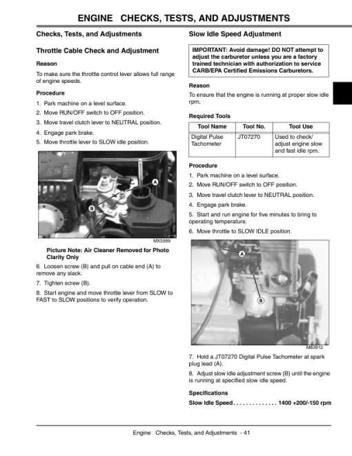 John Deere 180B, 220B, 260B Greensmower Repair Manual (TM2004) - Image 2