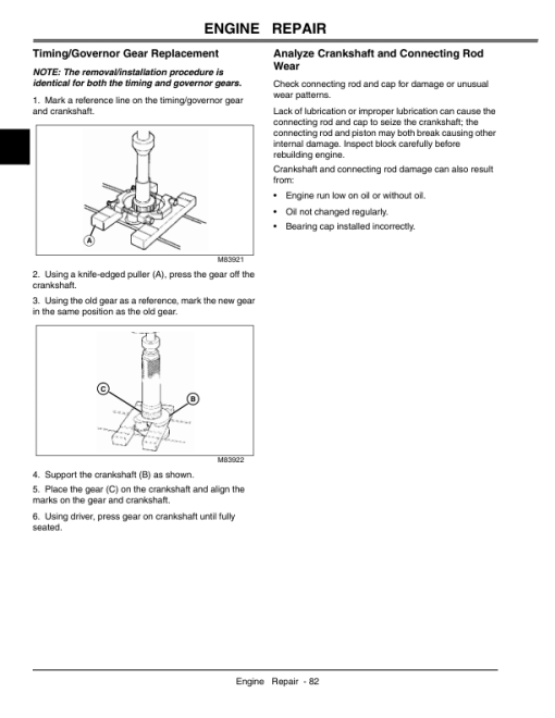 John Deere 180B, 220B, 260B Greensmower Repair Manual (TM2004) - Image 4