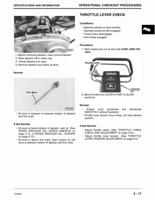 John Deere 220A Greensmower Repair Manual (TM1680) - Image 2