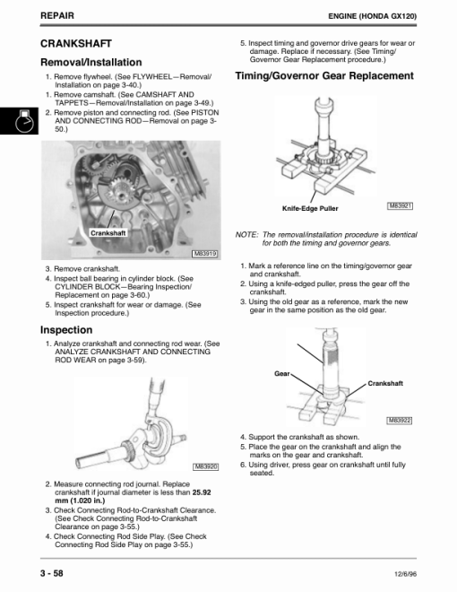 John Deere 220A Greensmower Repair Manual (TM1680) - Image 3