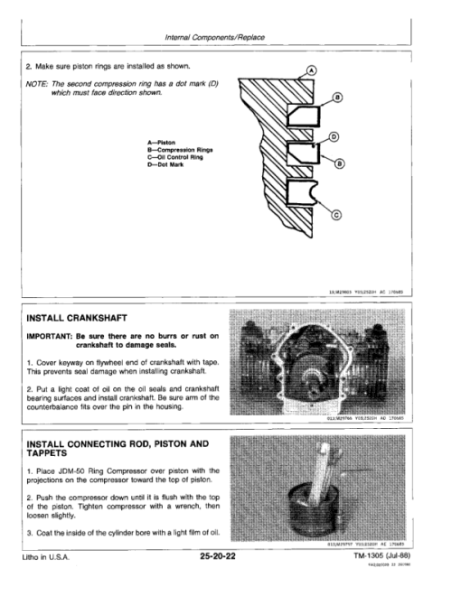 John Deere 32, 36, 48, 52 inch Commercial Walk Behind Mowers Repair Manual (TM1305) - Image 3