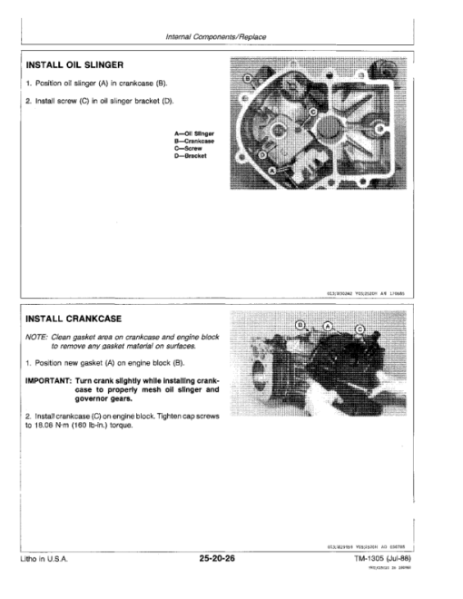 John Deere 32, 36, 48, 52 inch Commercial Walk Behind Mowers Repair Manual (TM1305) - Image 4