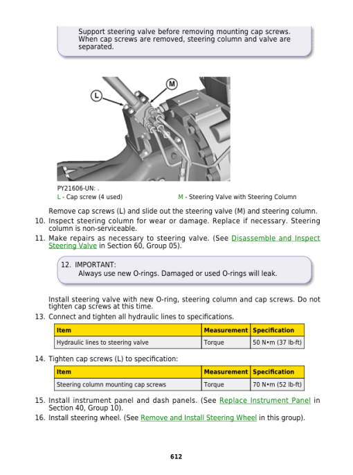 John Deere 5036C, 5039C, 5041C, 5042C Tractors Repair Manual - Image 3