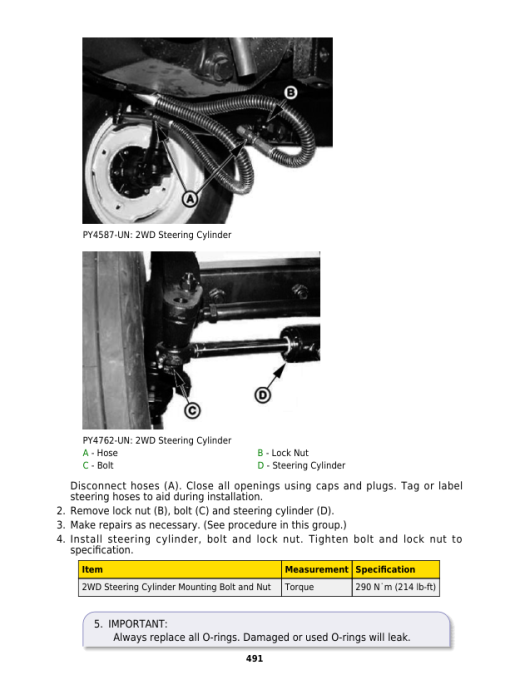 John Deere 5055E, 5065E, 5075E Tractors Repair Manual (Asia, Africa, Middle East - MY16-) - Image 4