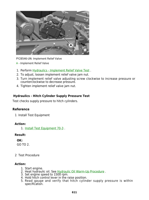 John Deere 5076EF Tractor Diagnostic Repair Manual (TM607619 and TM609719) - Image 5